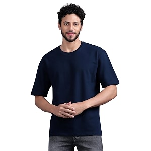 Mens 240 GSM Cotton Oversized Tee -