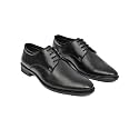Mens Black Derby Formal Lace-Up Shoes