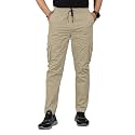 Mens Cargo Pants Cotton Casual Trousers