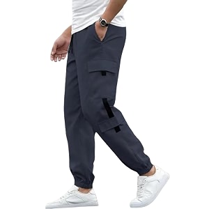 Mens Cargo Pants Lycra Blend Regular