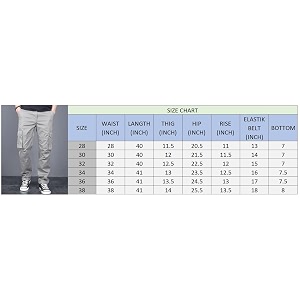 Mens Casual Cargo Pants Regular Fit