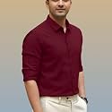 Men’s Casual Cotton Blend Shirt | Regular Fit | Full Sleeve | Solid Design