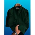 Mens Casual Cotton Blend Shirt Regular