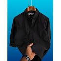 Mens Casual Cotton Blend Shirt Regular