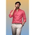 Mens Casual Cotton Blend Shirt Regular