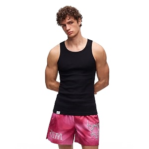 Mens Cotton Athletic Ribbed Vest Sleeveless