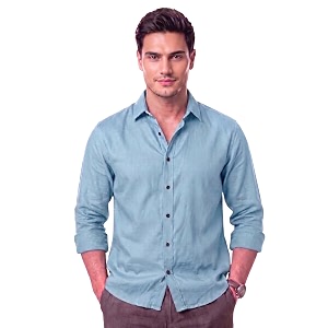 mens cotton blend solid casual shirt regular fit full sleeve shirt for men plain formal amp casual wear collared button down shirt