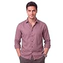 Men’s Cotton Blend Solid Casual Shirt Regular Fit Full Sleeve Shirt for Men Plain Formal &amp; Casual Wear Collared Button Down Shirt