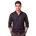 Men’s Cotton Blend Solid Casual Shirt Regular Fit Full Sleeve Shirt for Men Plain Formal &amp; Casual Wear Collared Button Down Shirt