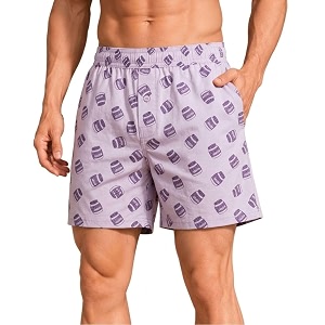 Mens Cotton Boxers Comfortable Printed Boxer