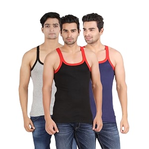 Mens Cotton Sleeveless Tank Top Round