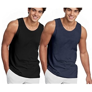 Mens Cotton Sleeveless Vest Pack of 2