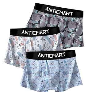 Mens Extra Thin Elastic Ice Silk Underwear