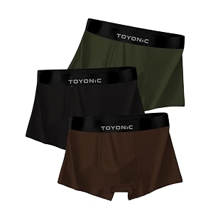 Mens Extra Thin Ice Silk Boxer Briefs