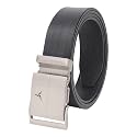 Mens Formal Genuine Leather Auto-lock Adjustable Belt