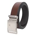 Mens Formal Genuine Leather Auto-lock Adjustable Belt