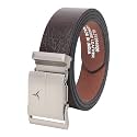 Mens Formal Genuine Leather Auto-lock Adjustable Belt