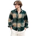 Men39s Green amp Brown Checked Boxy Fit