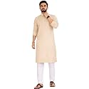 Mens Lakhnawi Chikankari Kurta Set Cotton Ethnic
