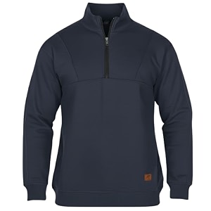 Mens Lightweight Front Zip Pullover - Trendy