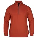 Mens Lightweight Front Zip Pullover Trendy