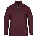 Mens Lightweight Front Zip Pullover Trendy