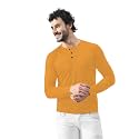 Men’s Long Sleeve Henley T-Shirt with Button Placket | Soft &amp; Comfortable Casual Wear
