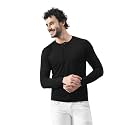 Men’s Long Sleeve Henley T-Shirt with Button Placket | Soft &amp; Comfortable Casual Wear