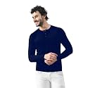 Men’s Long Sleeve Henley T-Shirt with Button Placket | Soft &amp; Comfortable Casual Wear