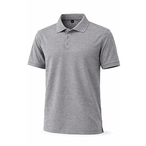 Mens Polo T-Shirt Breathable Moisture-Wicking Soft