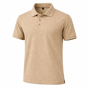 Mens Polo T-Shirt Breathable Moisture-Wicking Soft