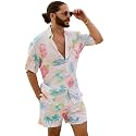 Mens Polyester fabric solid Printed Co-Ord Set
