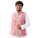 Mens Premium Printed Modi Jacket with mandarin