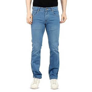 Mens Premium Straight Fit Jeans Cotton