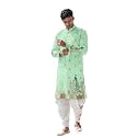 Mens Pure Cotton Kurta Dhoti Set 