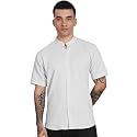 Mens Regular Fit Solid Casual Shirt 