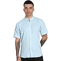 Mens Regular Fit Solid Casual Shirt 
