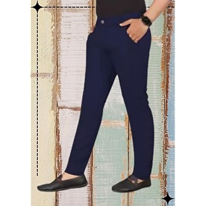 Mens Slim Fit Casual Chinos Pants Stretch