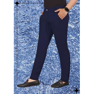 Mens Slim Fit Casual Chinos Pants Stretch