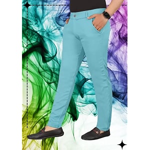 Mens Slim Fit Casual Chinos Pants Stretch