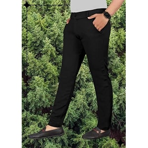 Mens Slim Fit Casual Chinos Pants Stretch