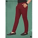 Mens Slim Fit Casual Chinos Pants Stretch