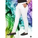 Mens Slim Fit Casual Chinos Pants Stretch