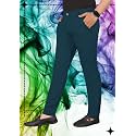 Mens Slim Fit Casual Chinos Pants Stretch