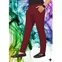 Mens Slim Fit Casual Chinos Pants Stretch