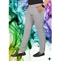 Mens Slim Fit Casual Chinos Pants Stretch