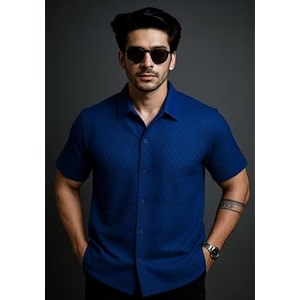mens slim fit formal shirt  premium cotton long sleeve shirt for office business amp party