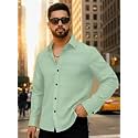 Men’S Slim Fit Formal Shirt | Premium Cotton Long Sleeve Shirt for Office, Business & Party