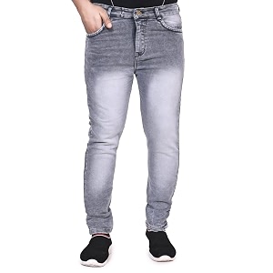 Mens Slim Fit Mid-Rise Stretchable Denim Jeans