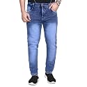 Mens Slim Fit Mid-Rise Stretchable Denim Jeans